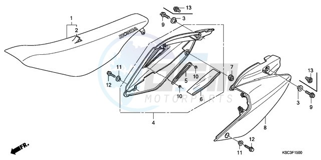 SEAT/SIDE COVER blueprint