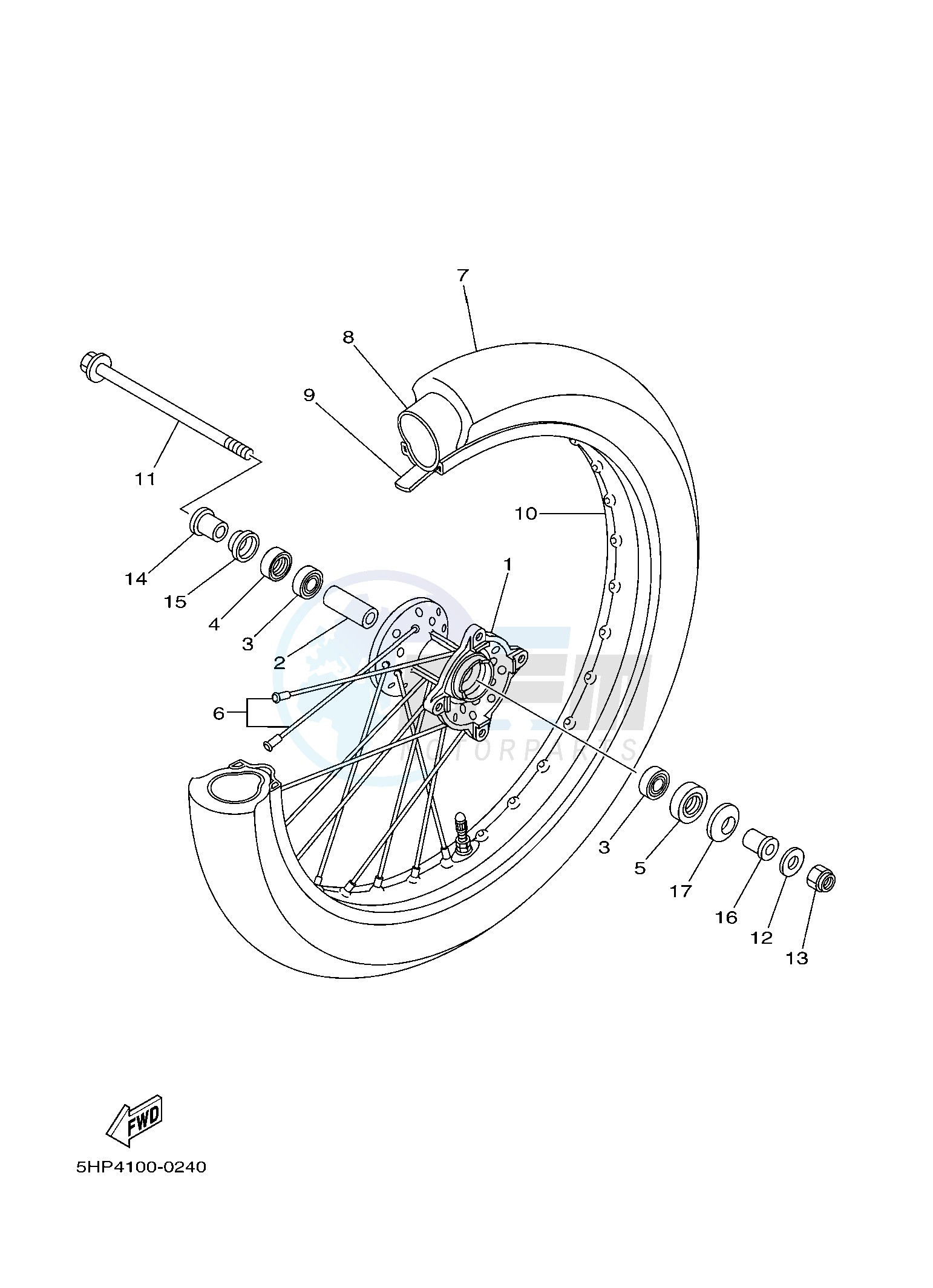 FRONT WHEEL image