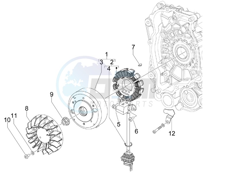 Flywheel magneto image