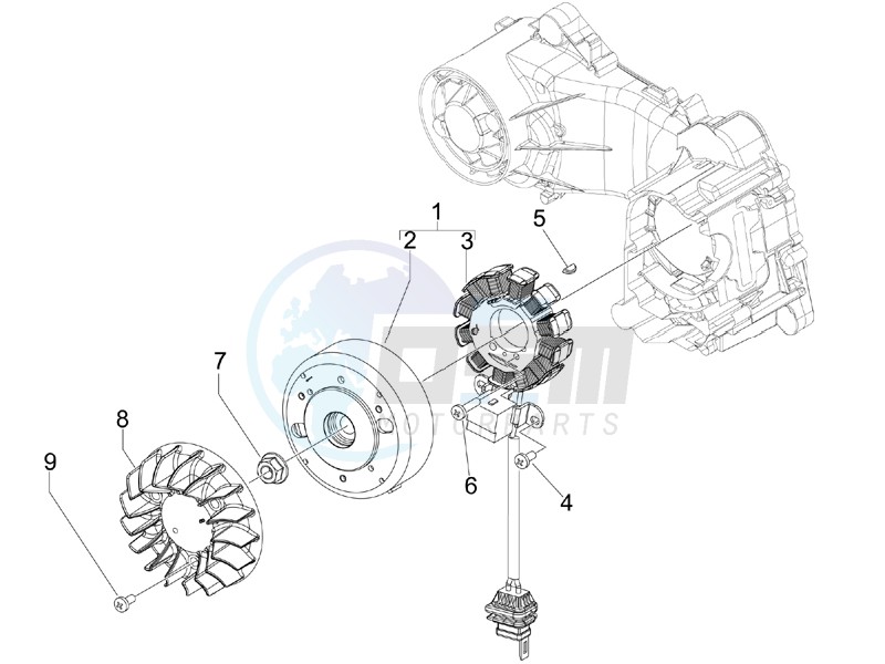 Flywheel magneto blueprint