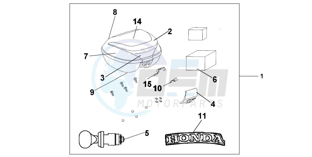 TOP BOX 35 L NH-A48M blueprint