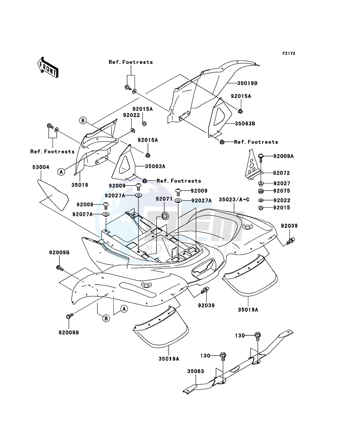 Rear Fender(s) blueprint