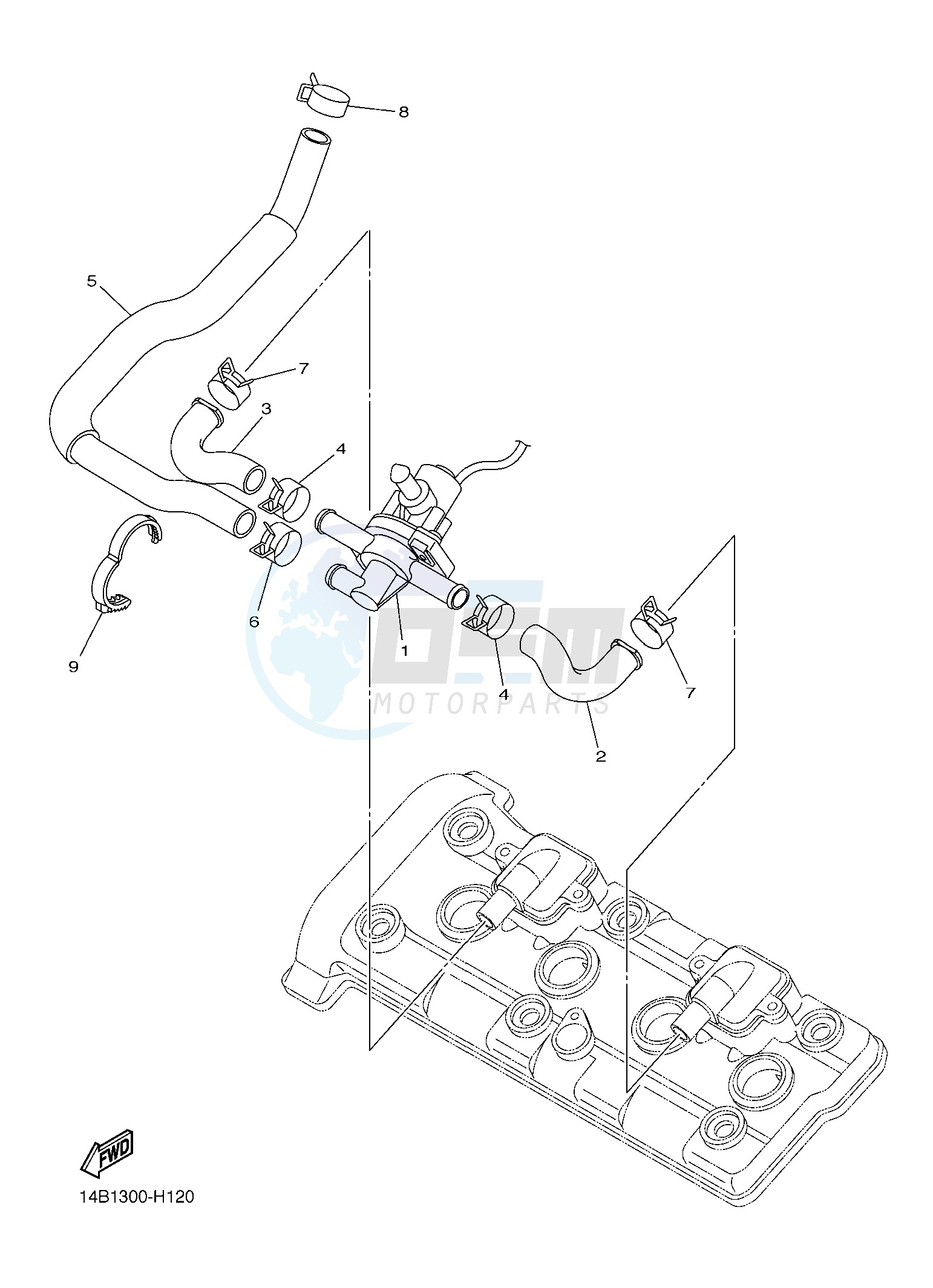 AIR INDUCTION SYSTEM blueprint