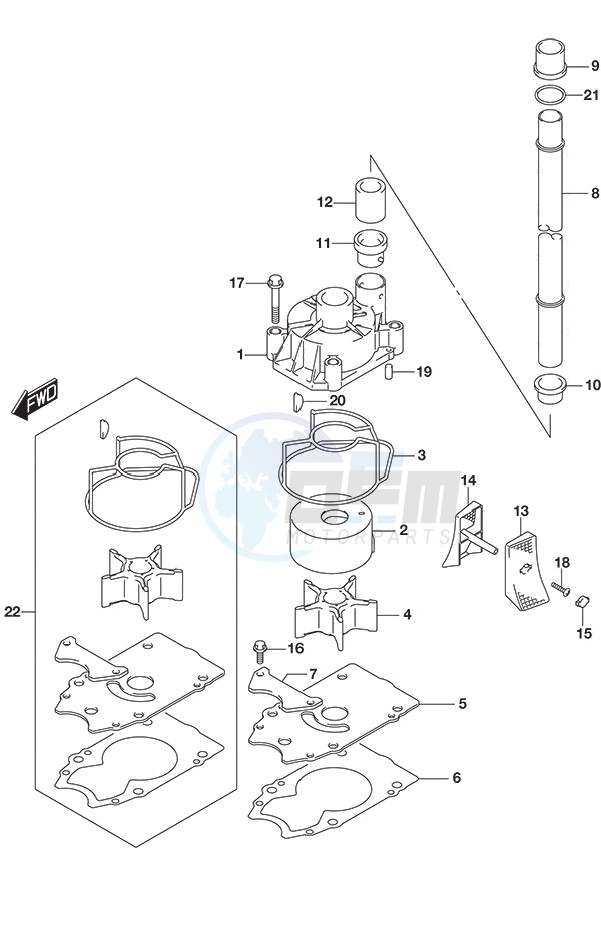 Water Pump SS Model blueprint