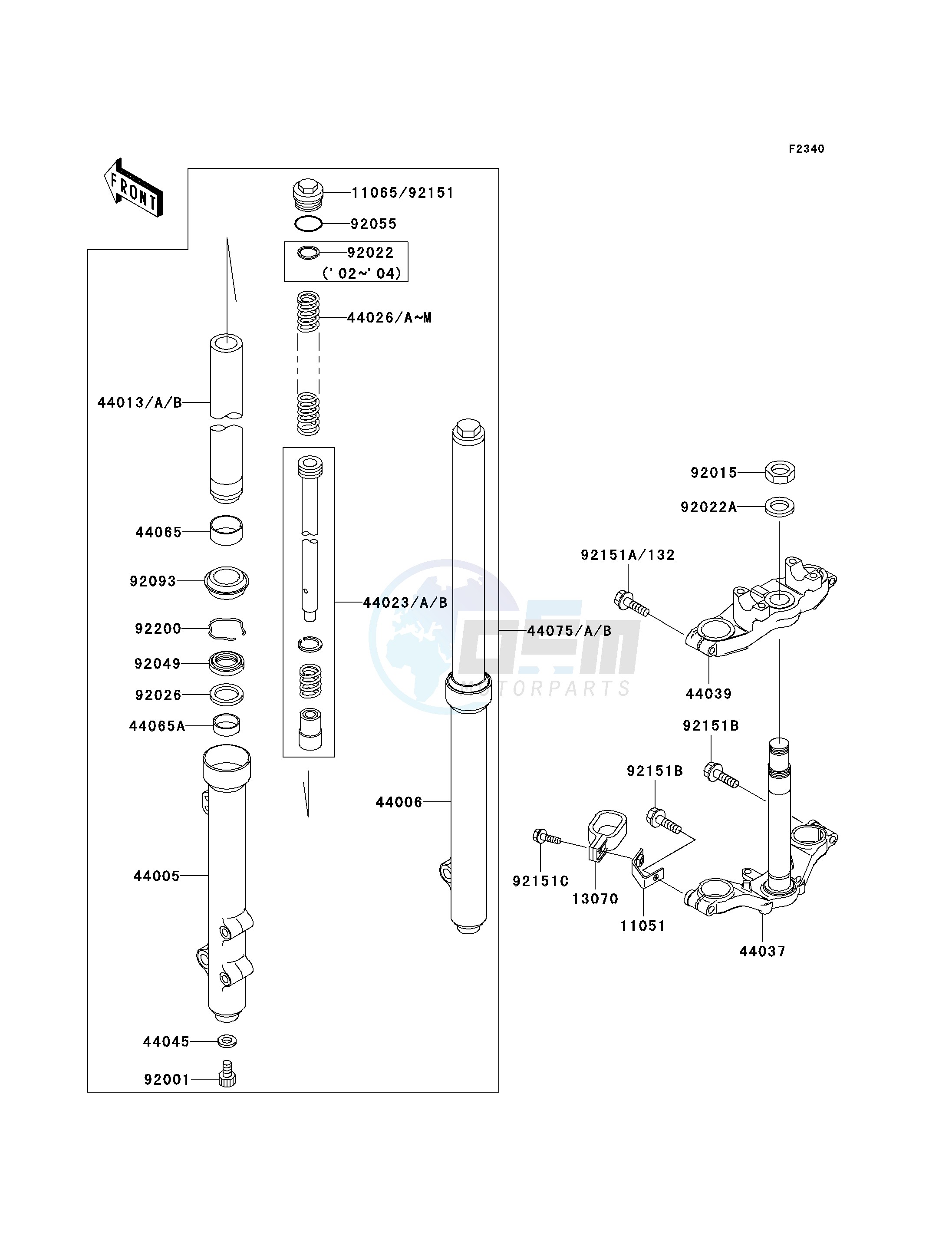 FRONT FORK image