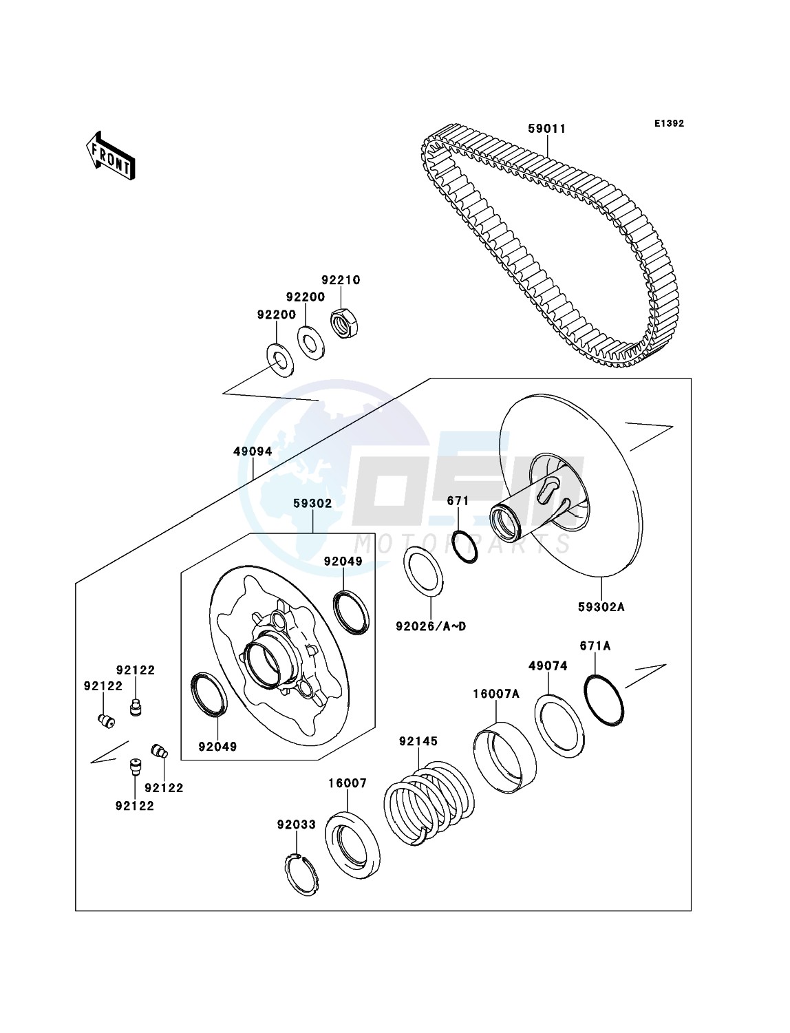 Driven Converter/Drive Belt image