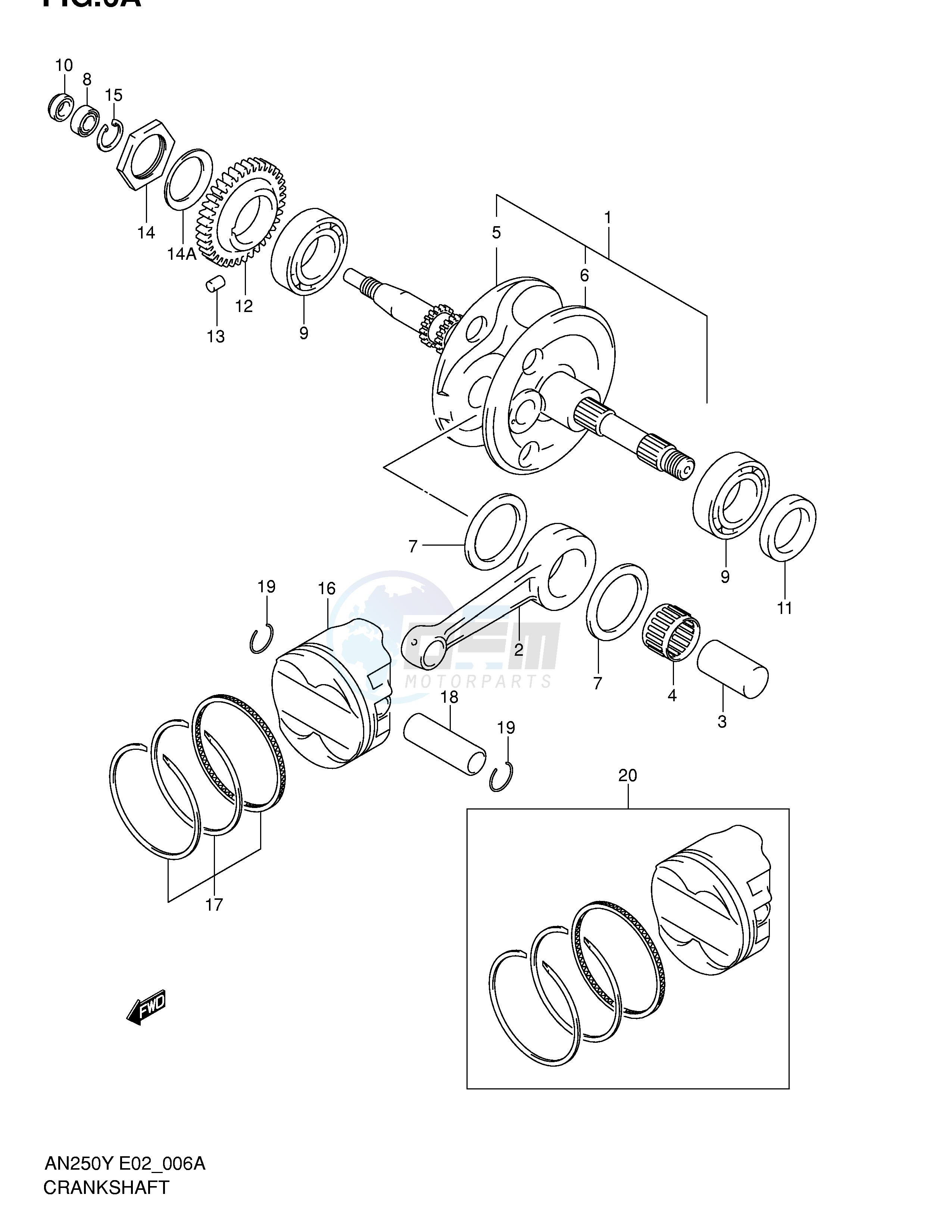 CRANKSHAFT (MODEL K1 K2) image