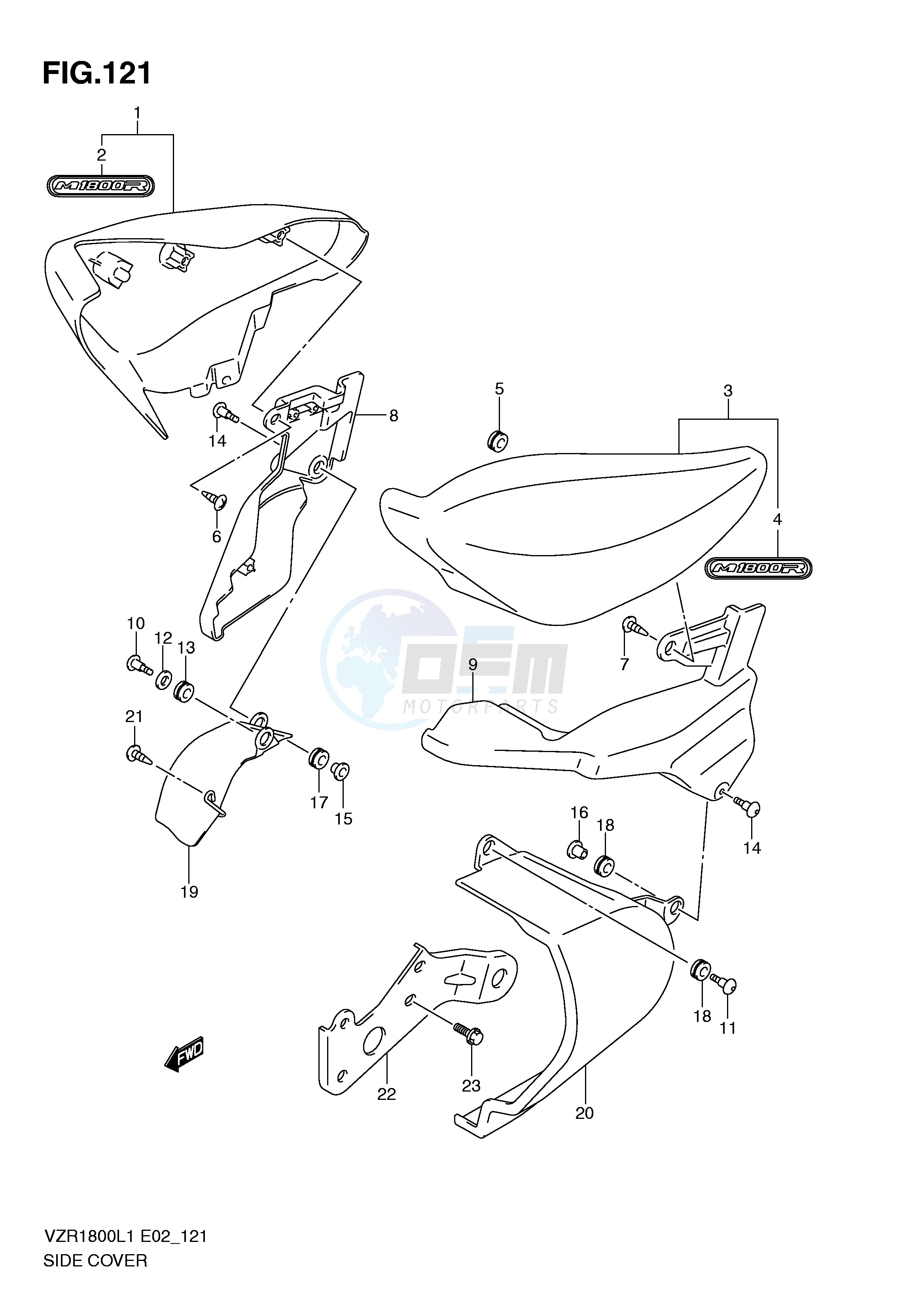 SIDE COVER (VZR1800ZL1 E19) image