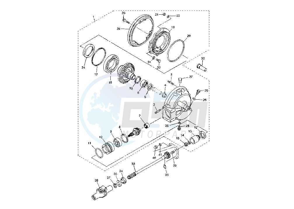 DRIVE SHAFT – FINAL GEAR blueprint