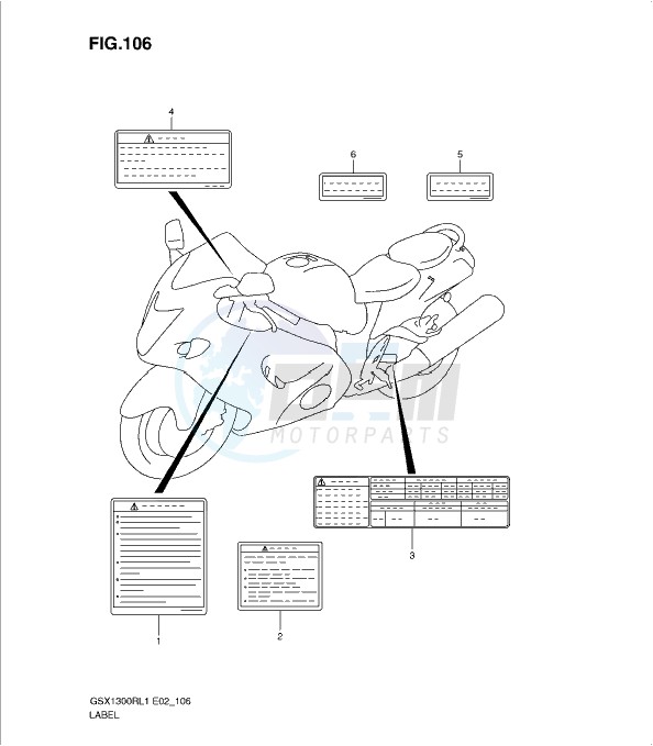 LABEL (GSX1300RL1 E14) blueprint