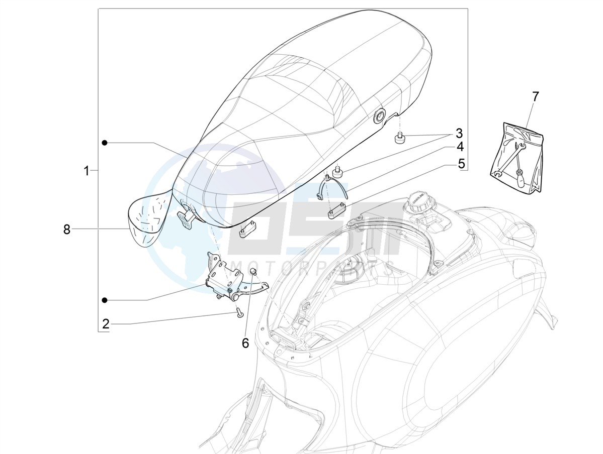 Saddle/seats image