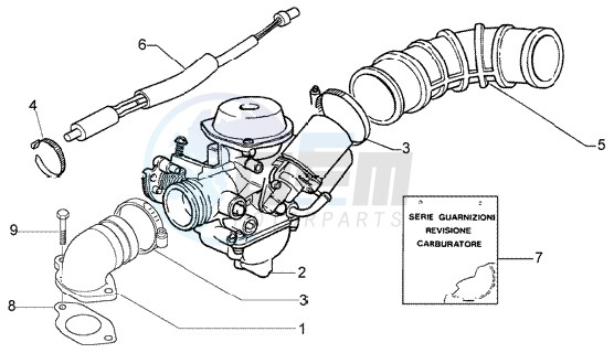 Carburettor inlet image