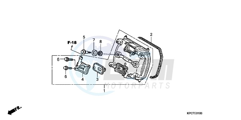 FRONT CYLINDER HEAD COVER image