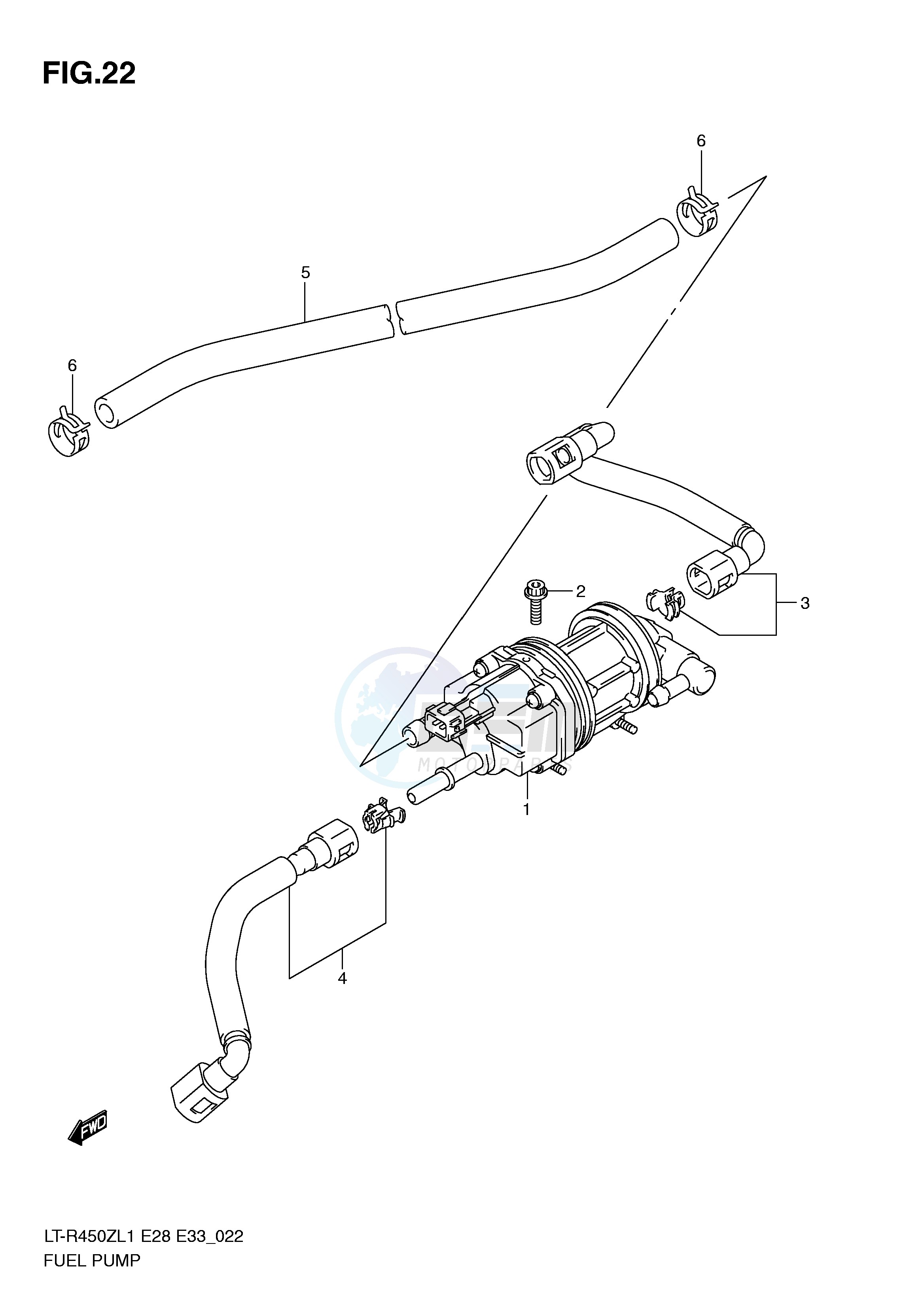 FUEL PUMP (LT-R450L1 E28) blueprint