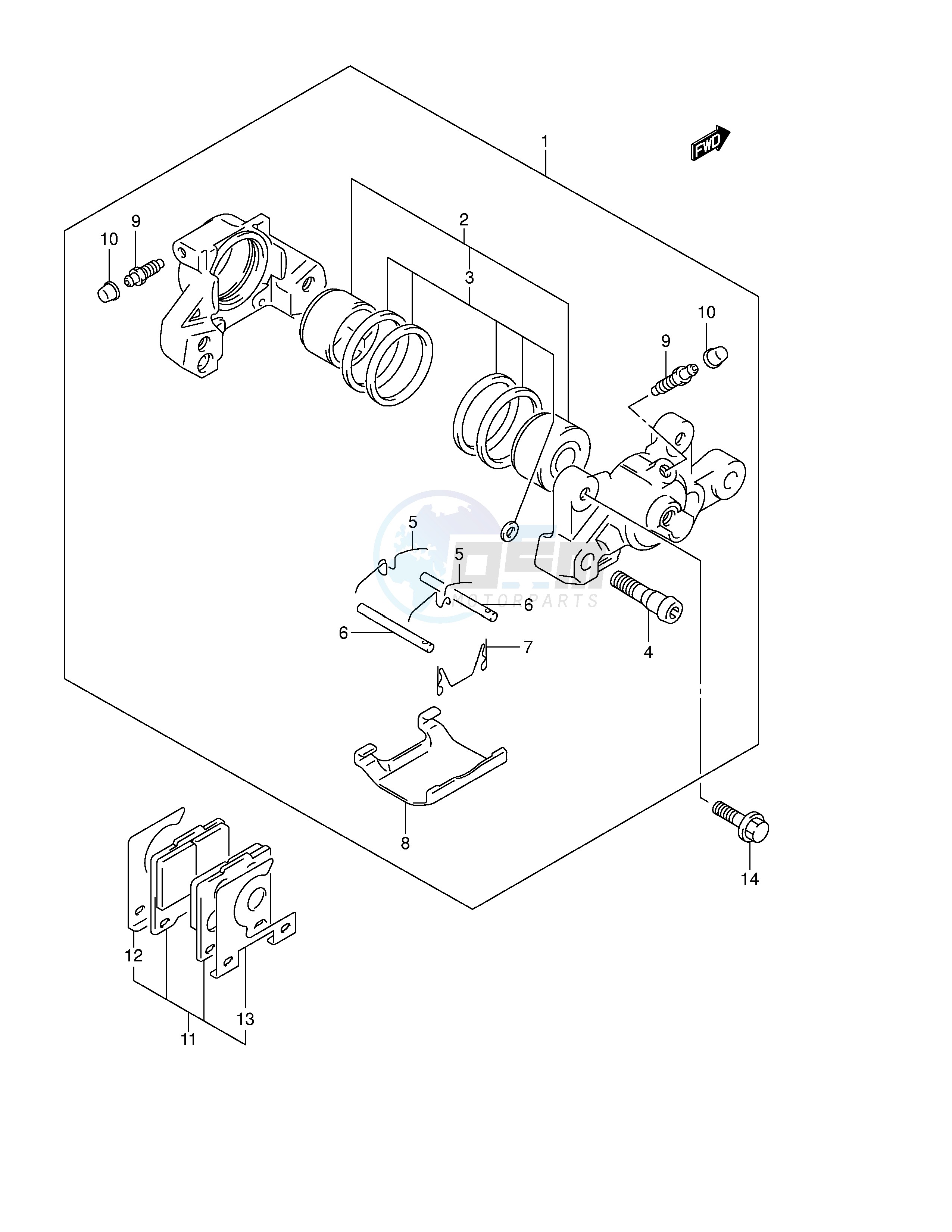 REAR CALIPER image