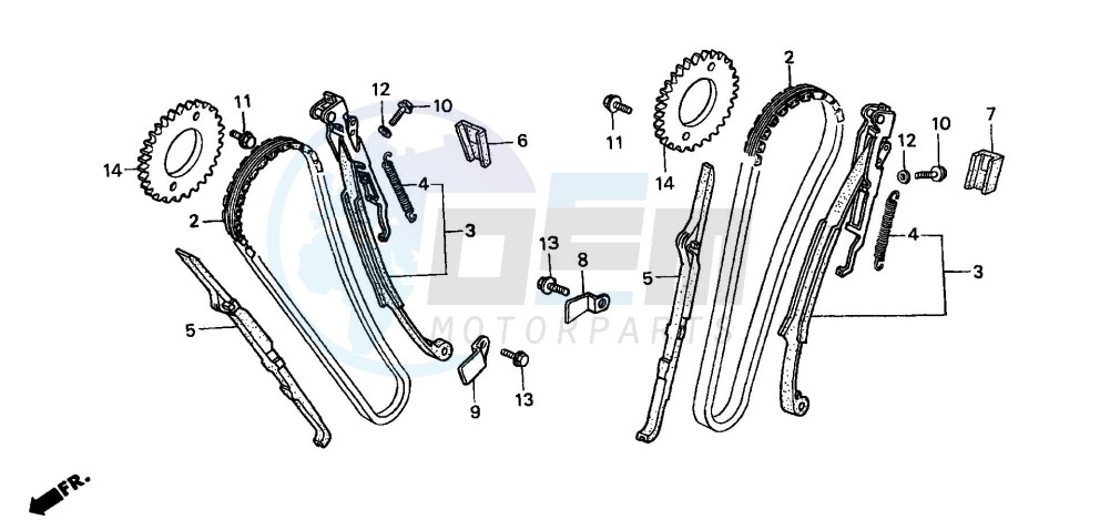 CAM CHAIN/TENSIONER image