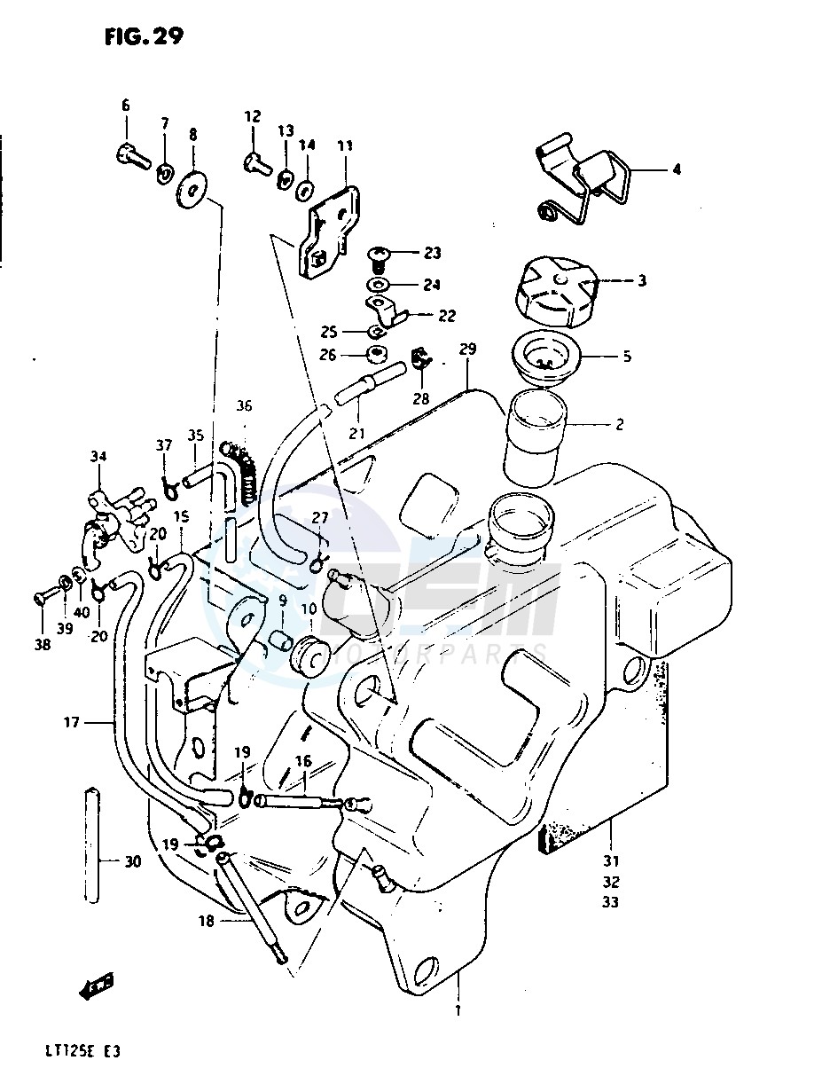 FUEL TANK (MODEL E) image