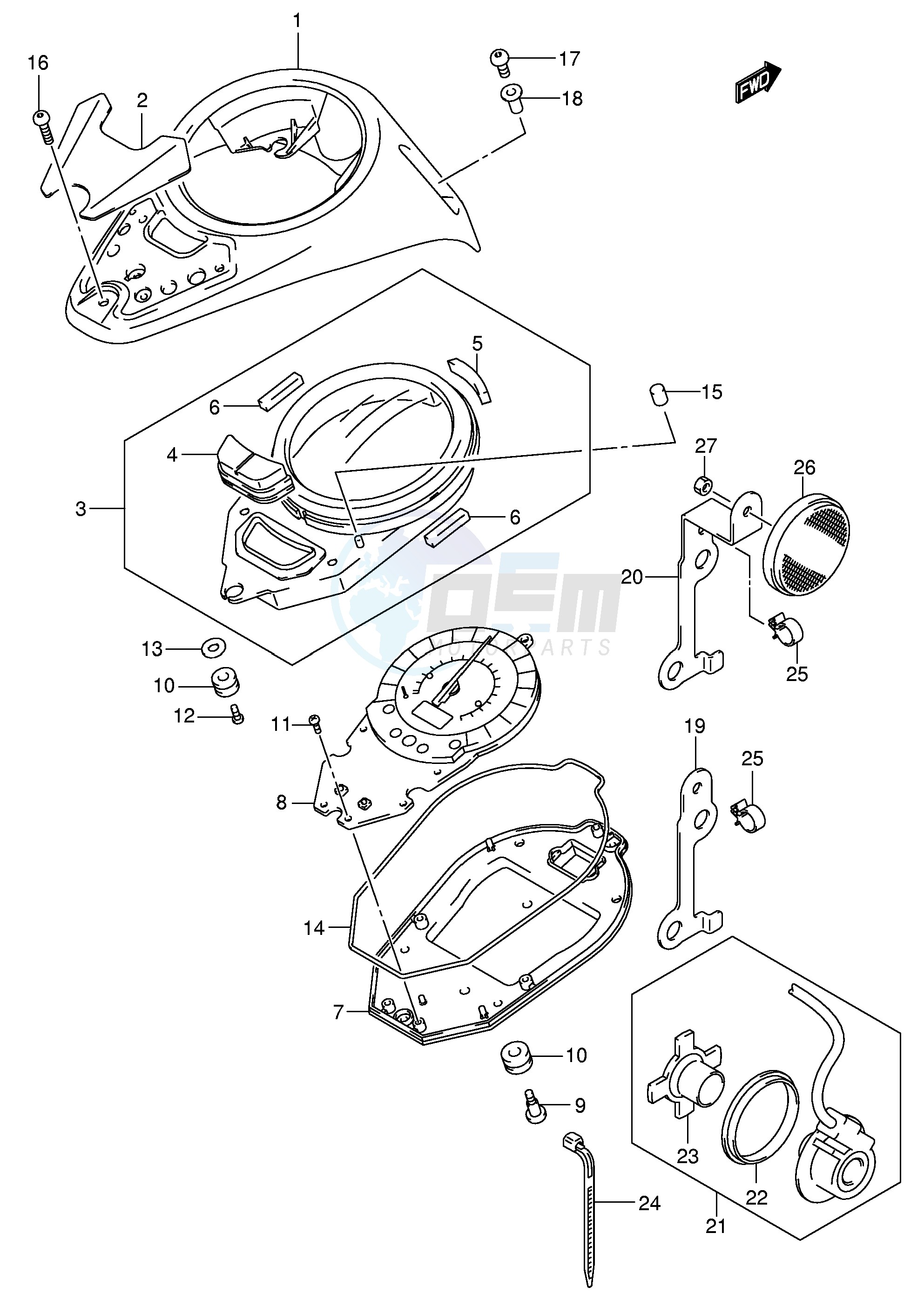 SPEEDOMETER (VL800K3 ZK3 K4 ZK4) image