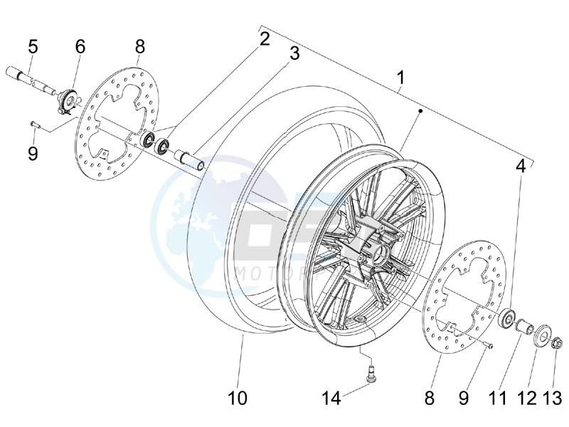 Front wheel image