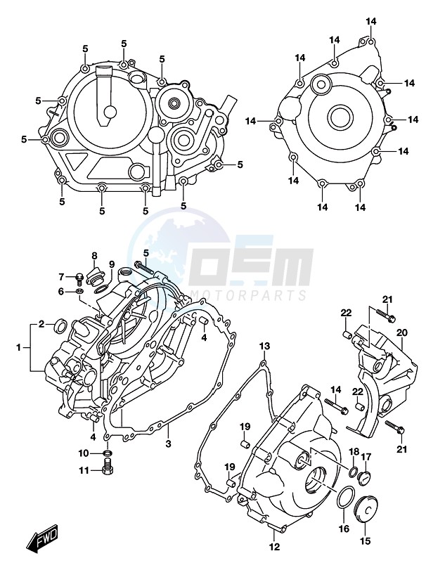 CRANKCASE COVER image