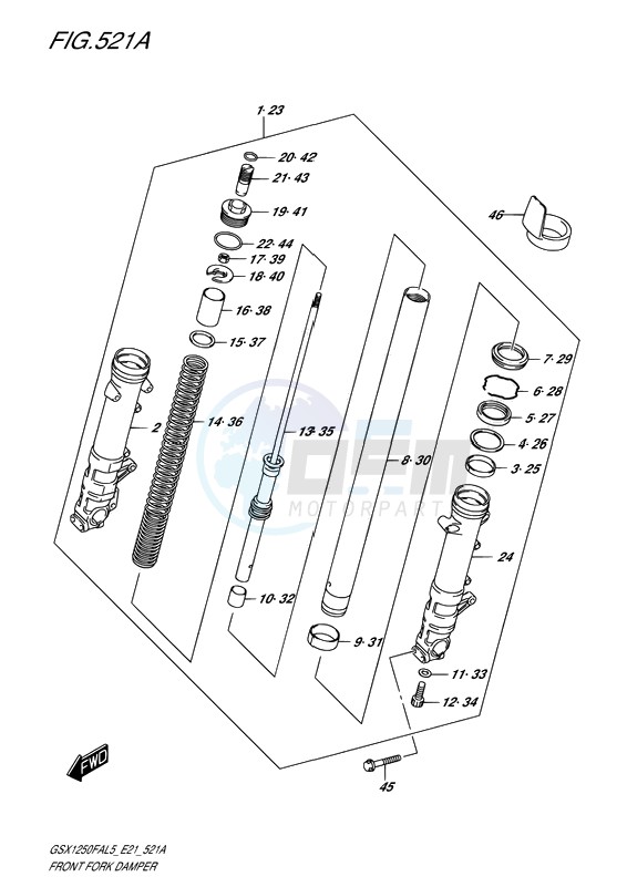 FRONT FORK DAMPER image