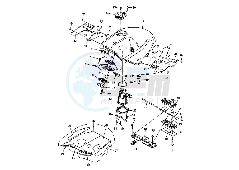 FUEL TANK MY03 blueprint