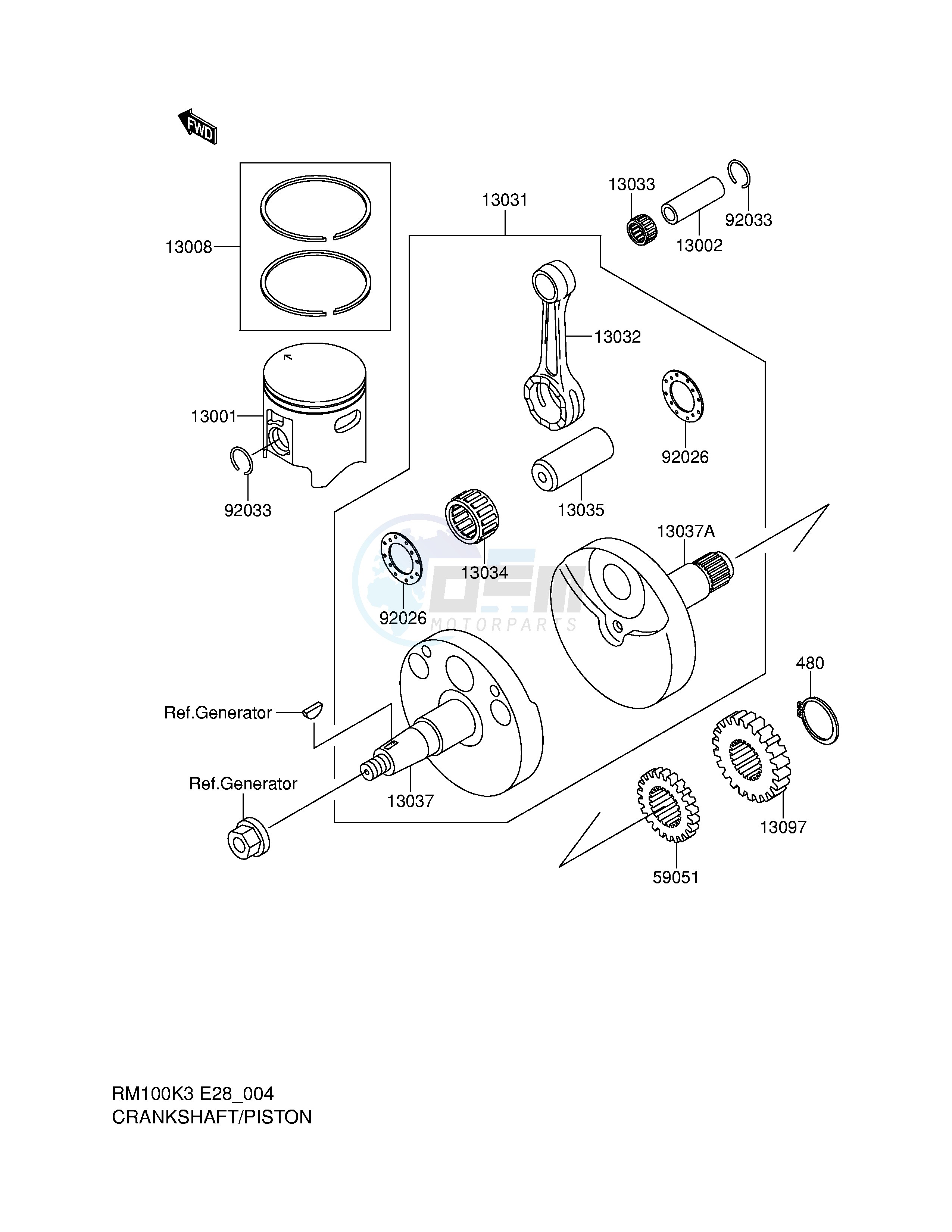 CRANKSHAFT PISTON image