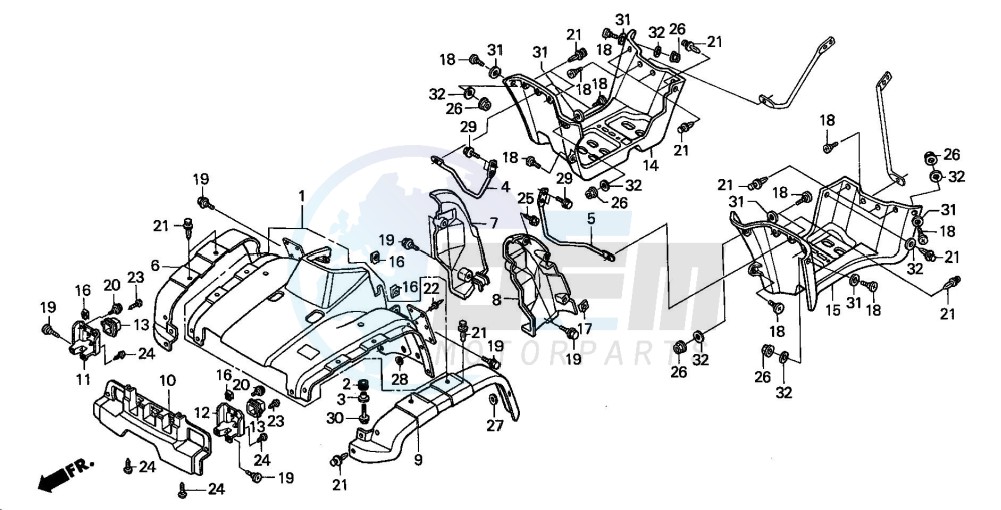 FRONT FENDER (ES) image