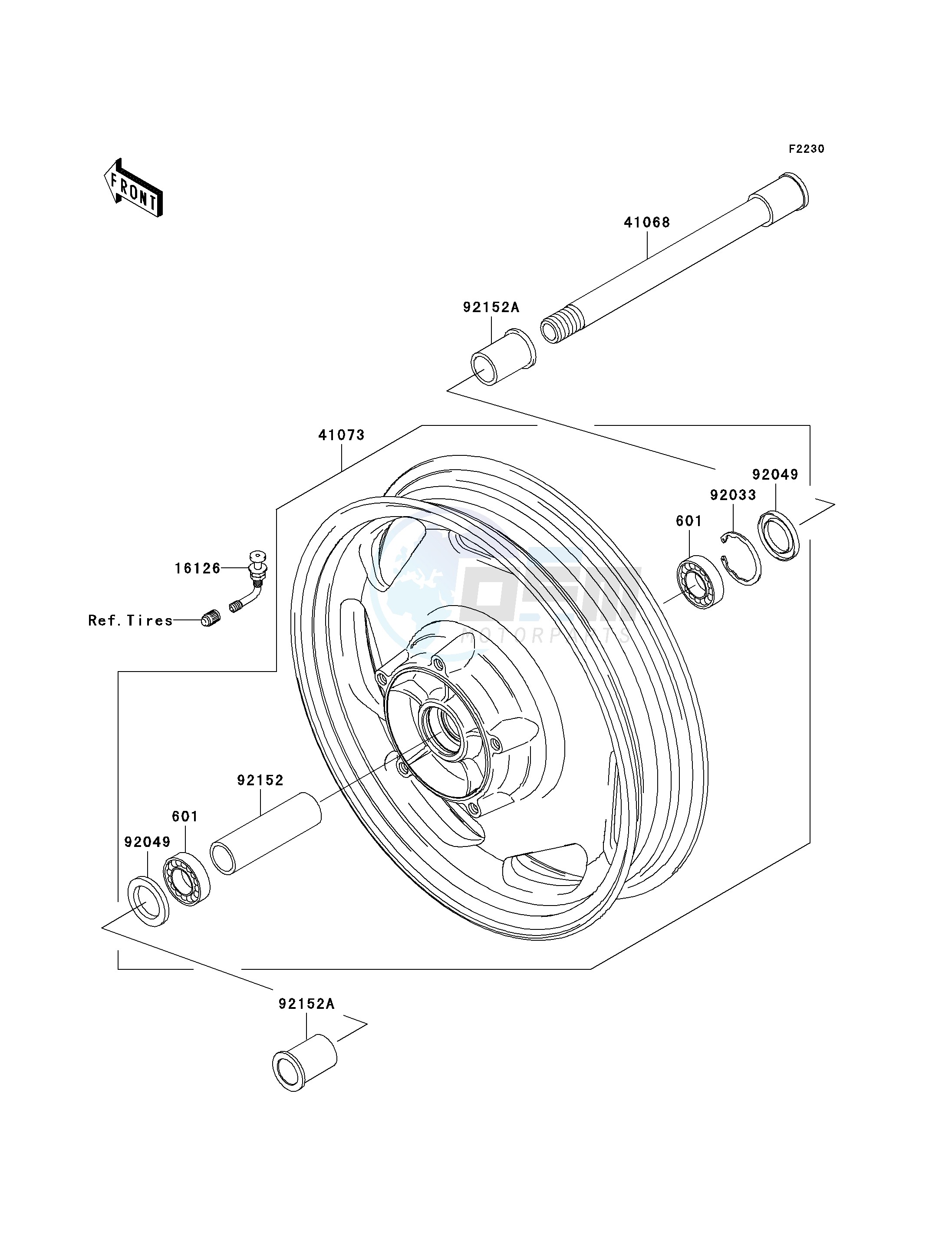 FRONT WHEEL image