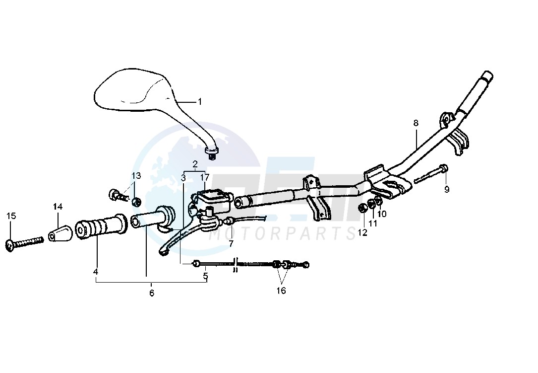 Front master cilinder blueprint