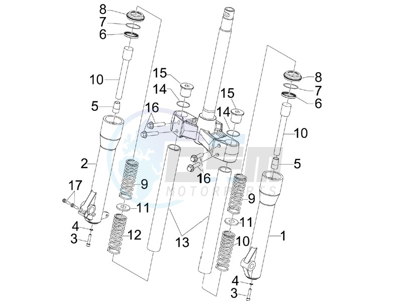 Fork components (Kayaba) image