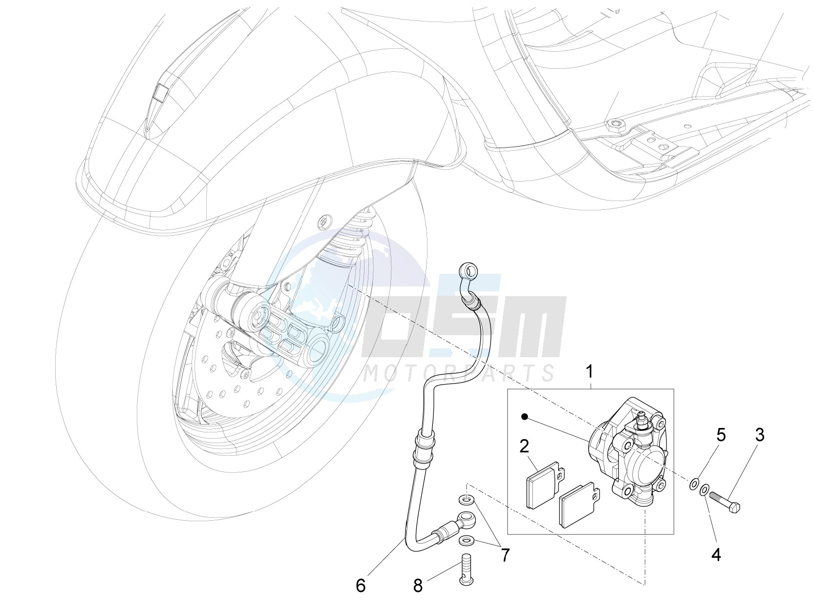 Brakes pipes - Calipers image