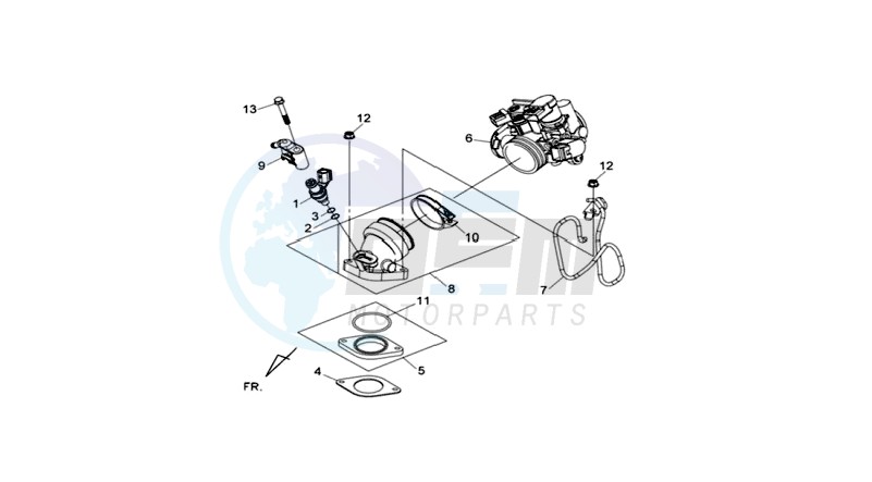 INLET / FUEL INJECTOR / THROTTLE VALVE BODY image