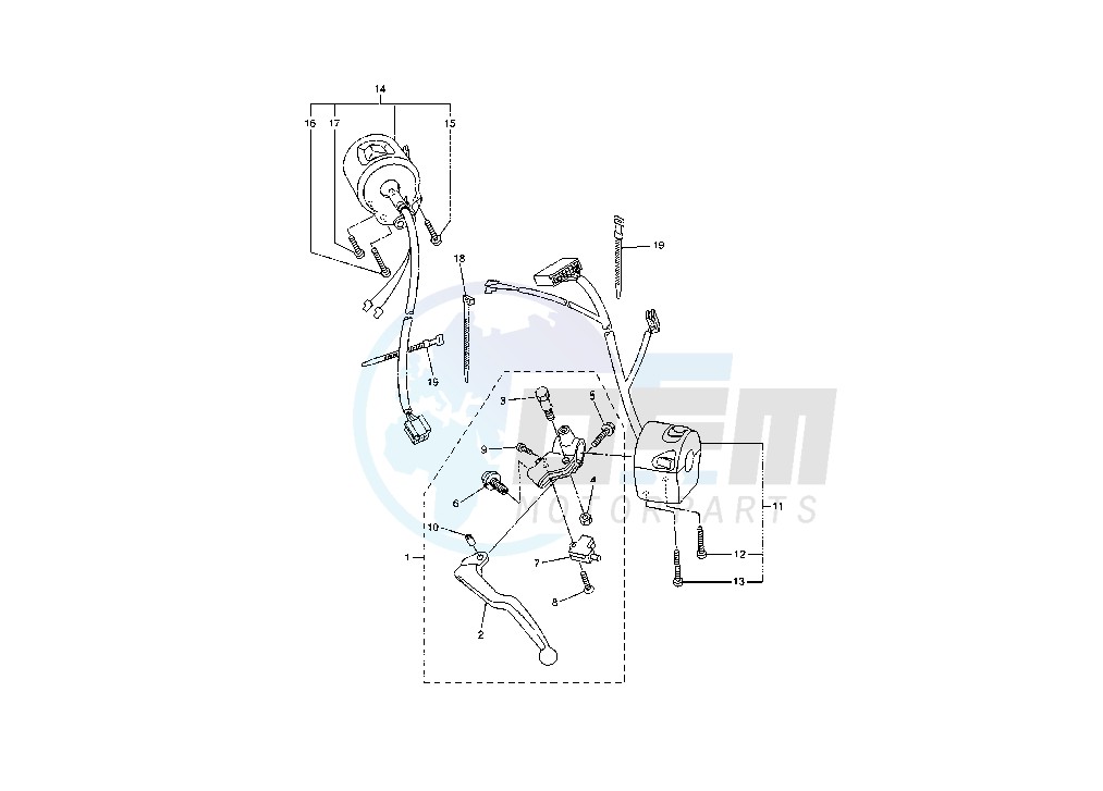 HANDLE SWITCH- LEVER blueprint