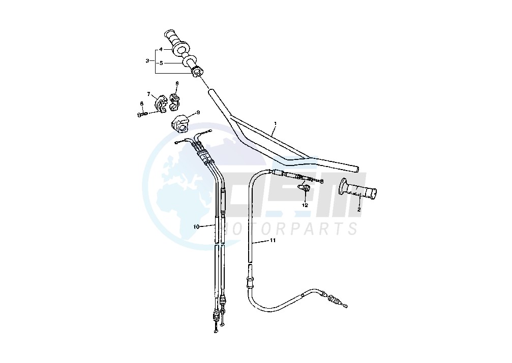 STEERING HANDLE – CABLE blueprint