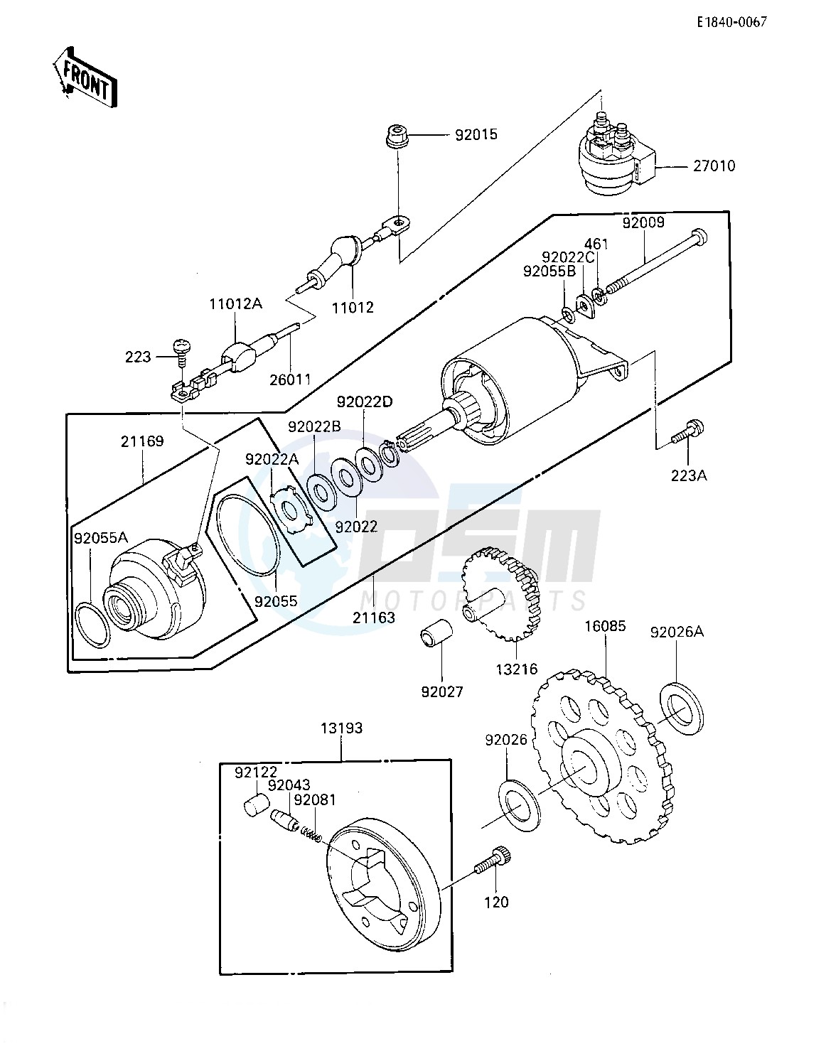 STARTER MOTOR image