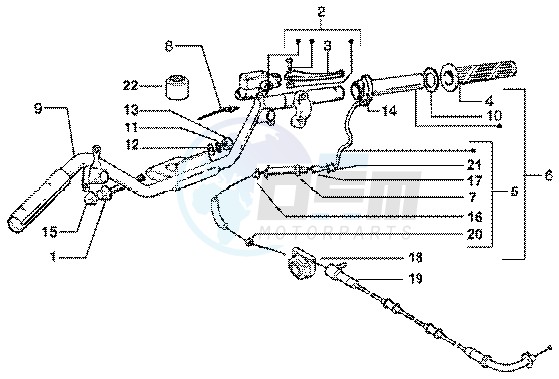 Handlebars component parts image