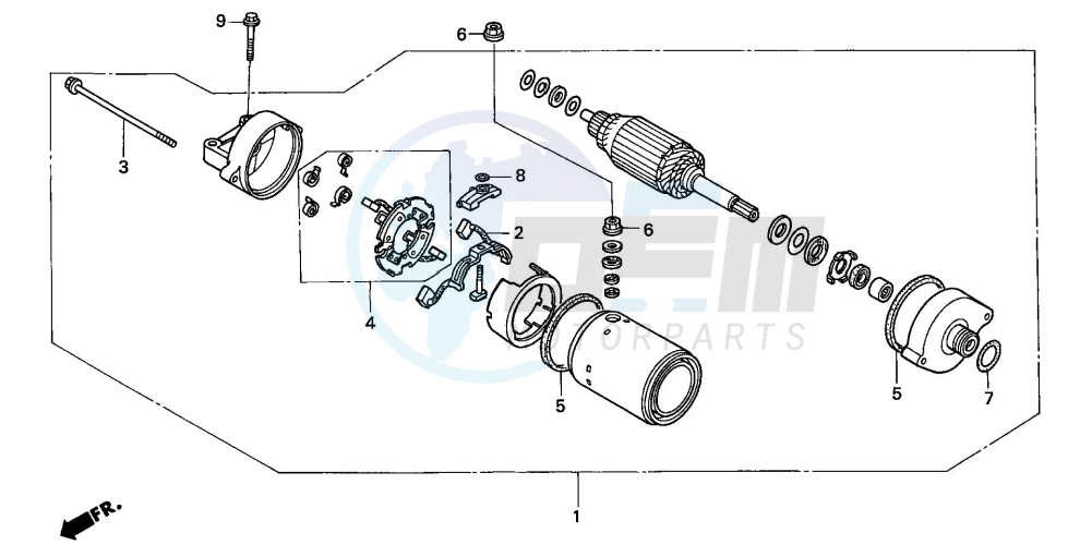 STARTING MOTOR image