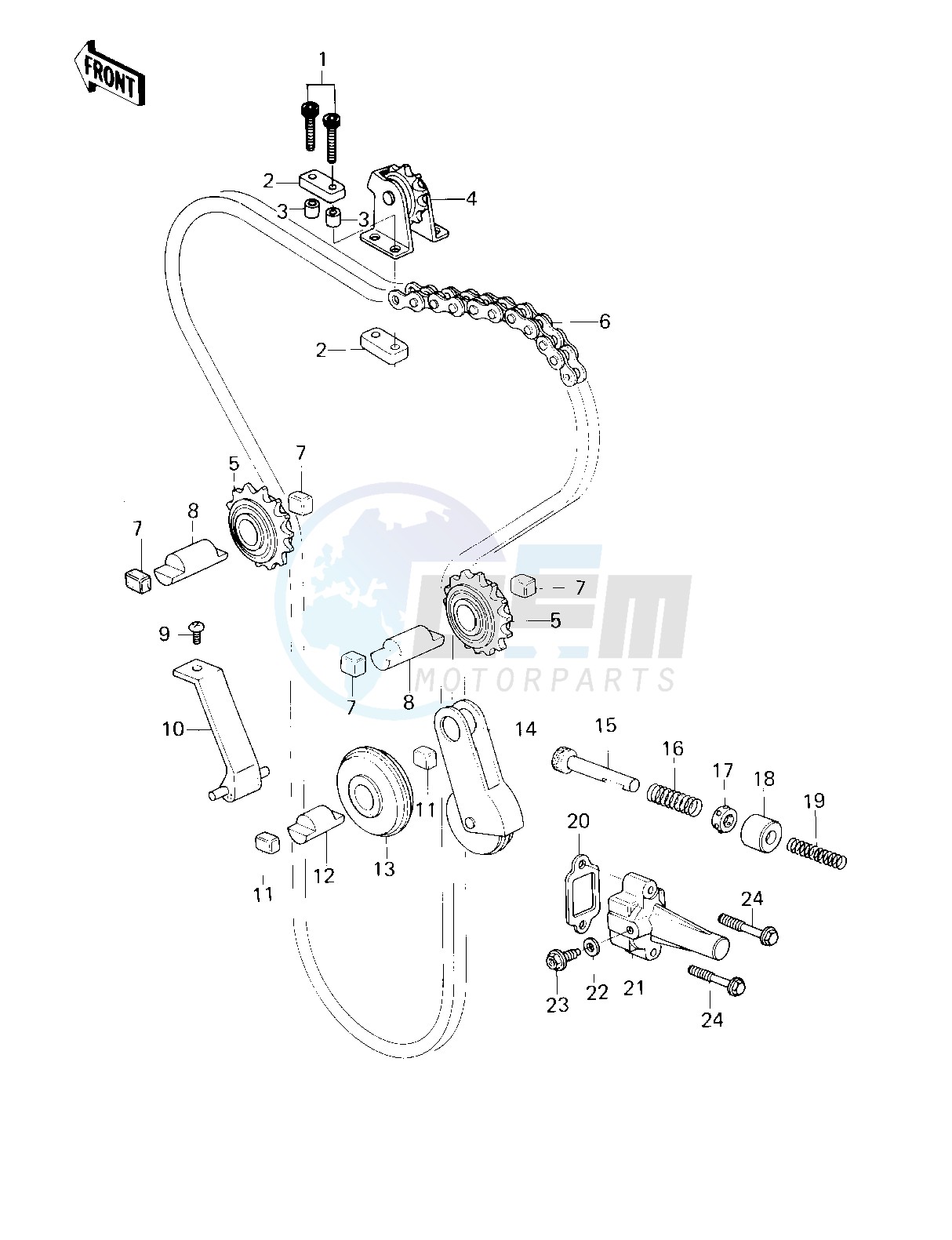 CAM CHAIN_TENSIONER -- 80 D3- - image