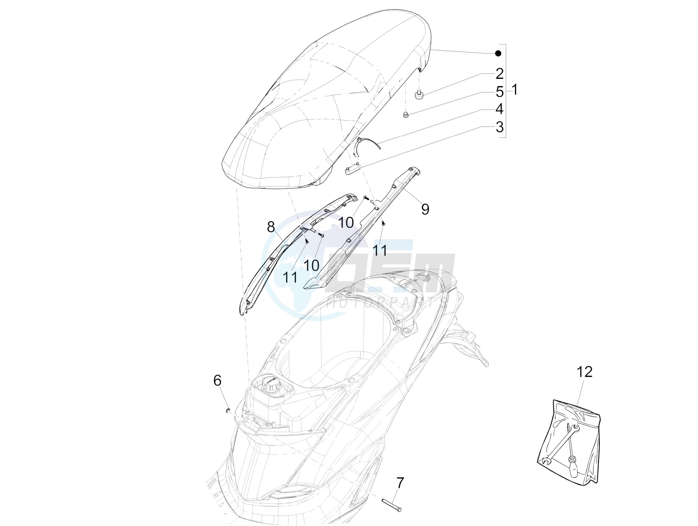 Saddle/seats image