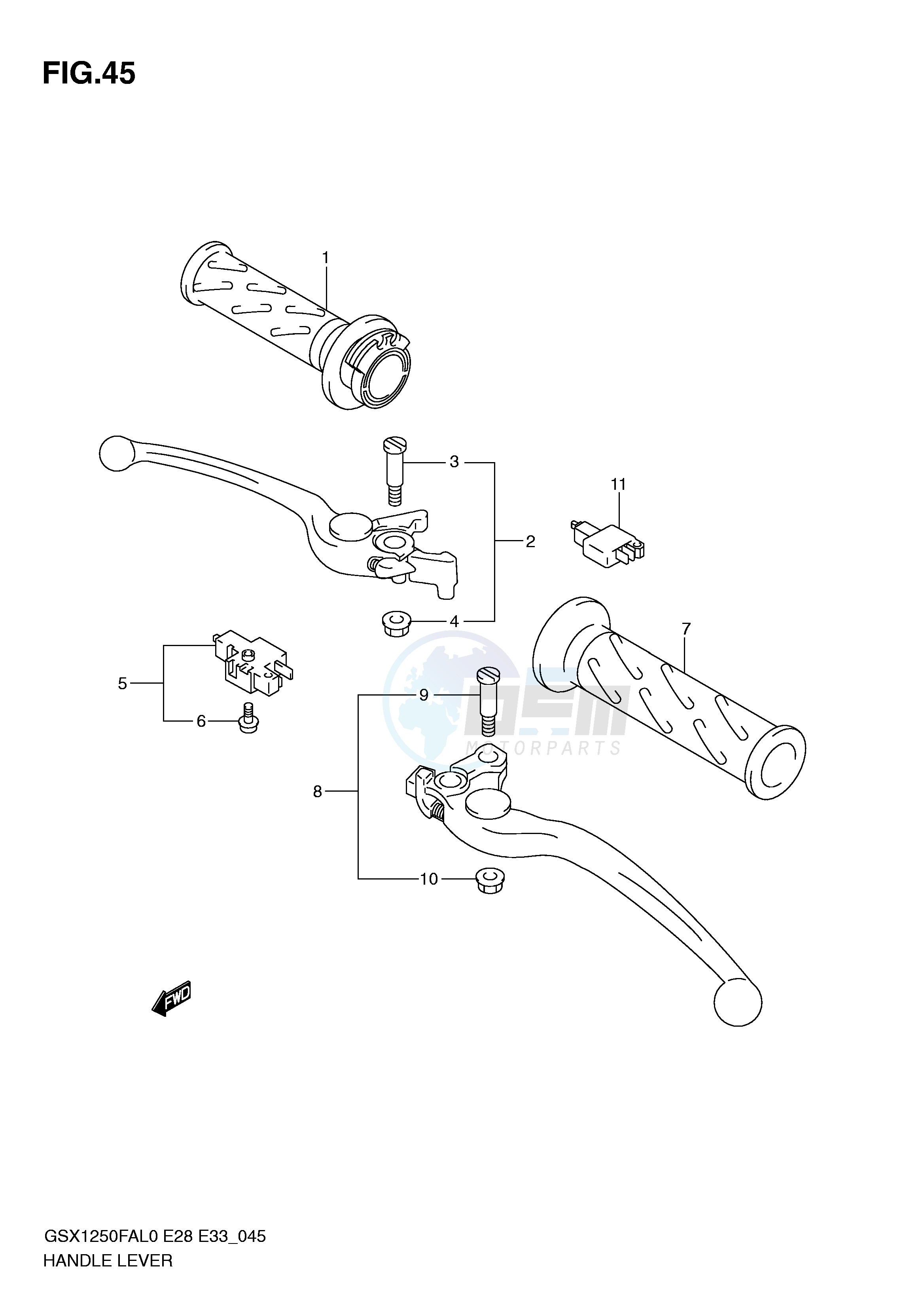 HANDLE LEVER image