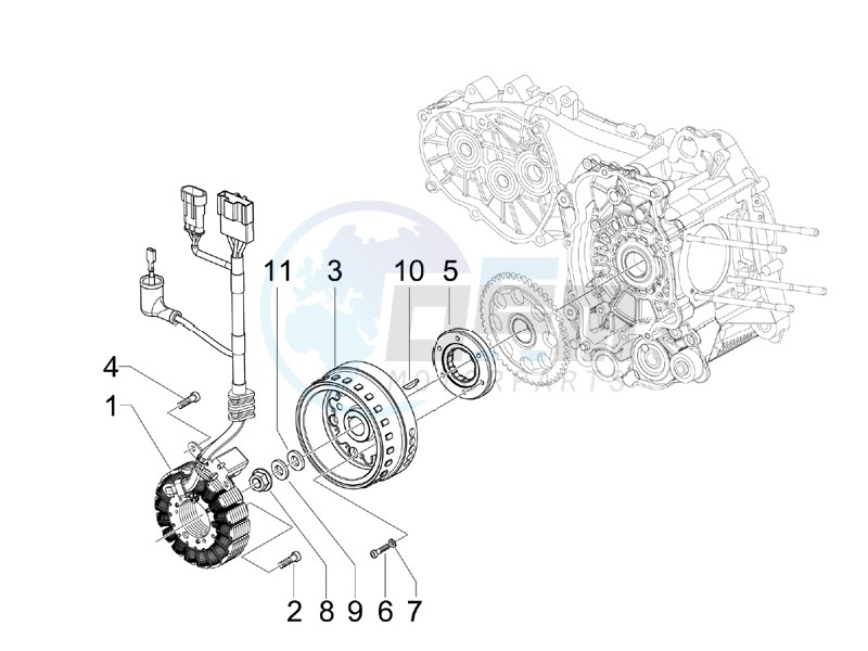 Flywheel magneto image