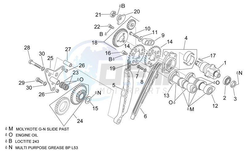 Rear cylinder timing system image