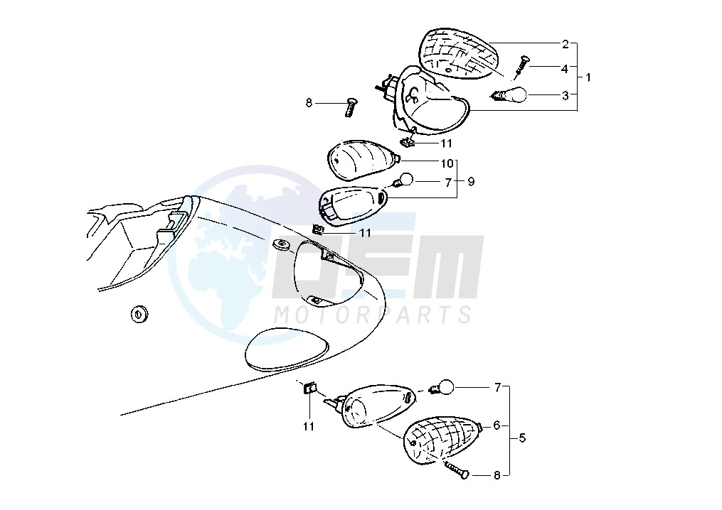 Taillight blueprint