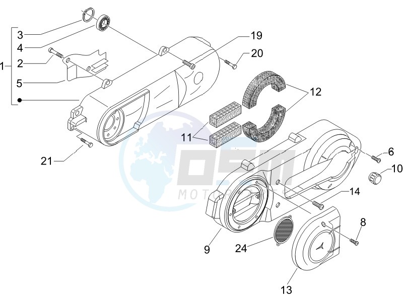 Crankcase cover - Crankcase cooling image