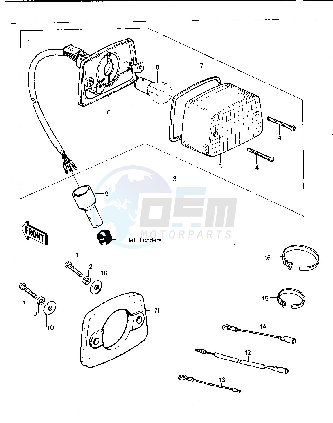 TAILLIGHT_CHASSIS ELECTRICAL EQUIPMENT blueprint