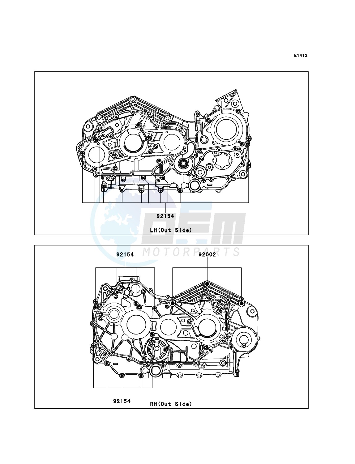 Crankcase Bolt Pattern image