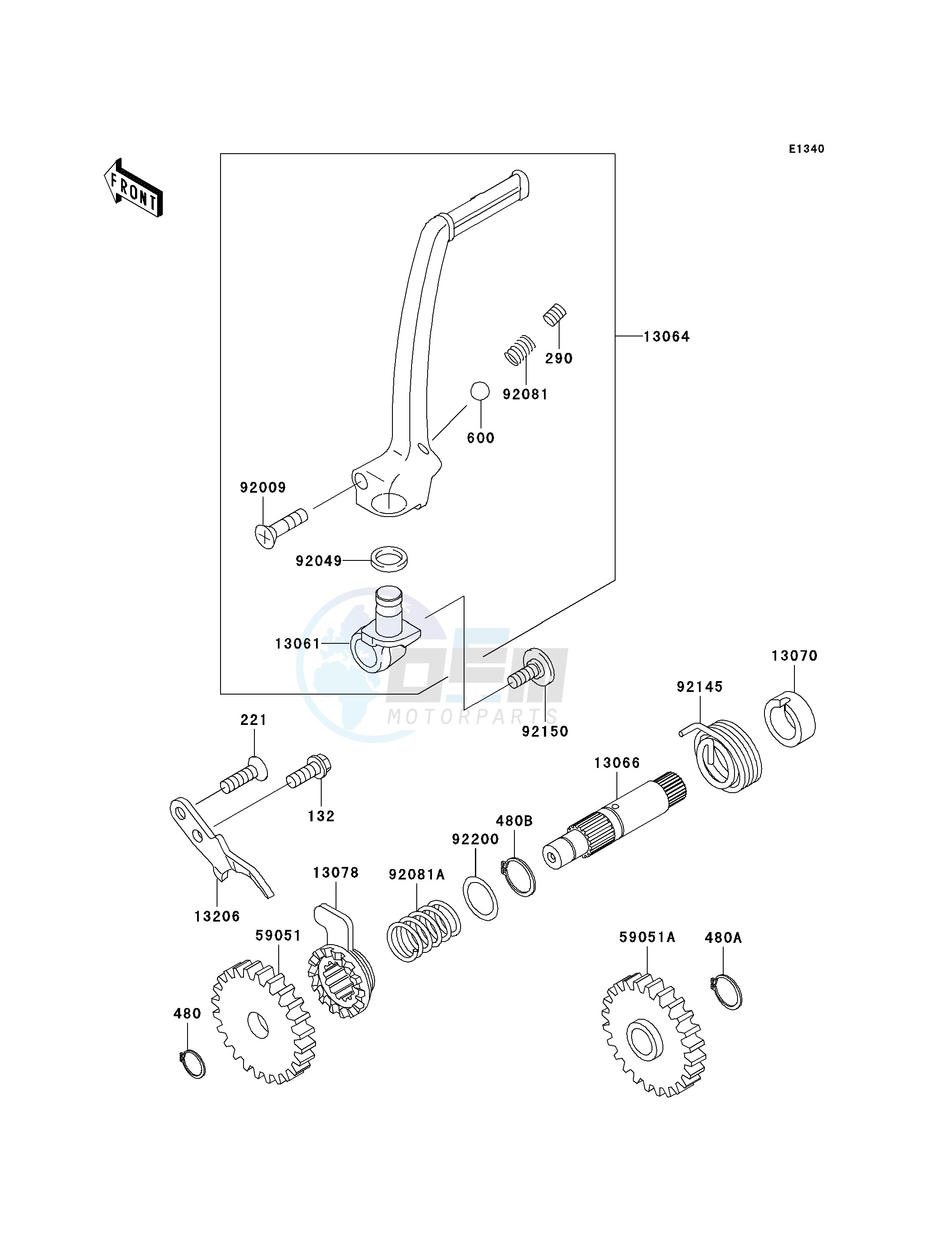 KICKSTARTER MECHANISM image