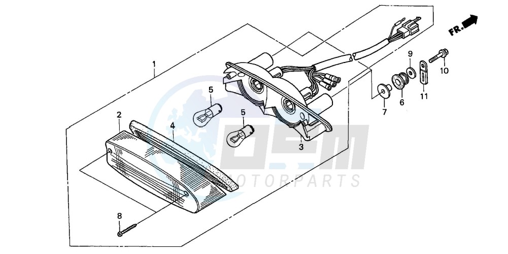 TAILLIGHT (CB600F2/F22) image