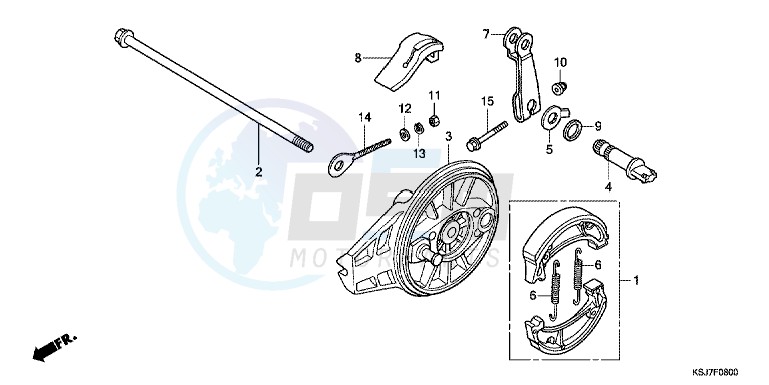 REAR BRAKE PANEL image